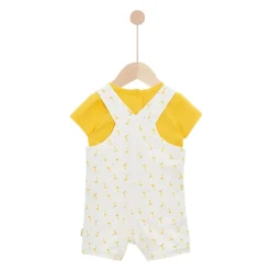 Combinaisons, Salopettes*P'tit bisou Salopette courte + haut de Girafe