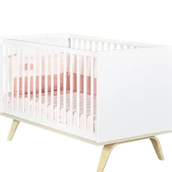 Lits 70X140 Évolutifs*Sauthon Baby's Sweet Home Serena Little big bed 70x140 de Blanc