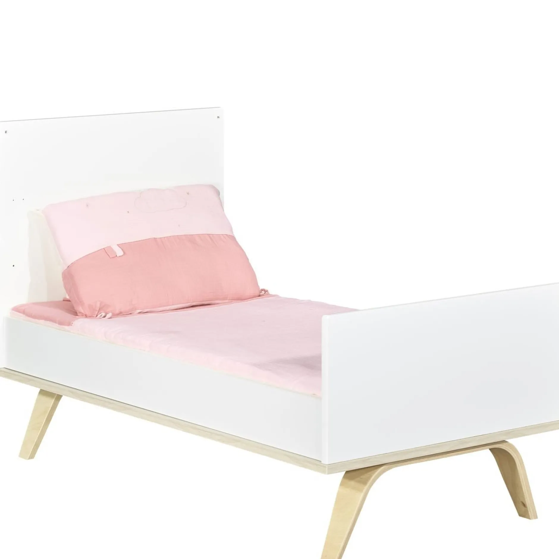 Lits 70X140 Évolutifs*Sauthon Baby's Sweet Home Serena Little big bed 70x140 de Blanc