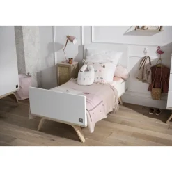 Lits 70X140 Évolutifs*Sauthon Baby's Sweet Home Serena Little big bed 70x140 de Blanc