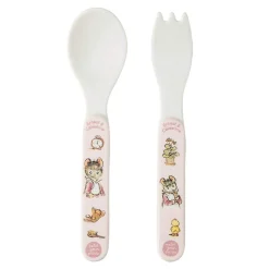 Couverts*Petit Jour Paris Set de 2 couverts de Rose Ernest & Célestine