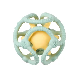 Balles & Ballons*Nattou Set de balles Silicone de vert d'eau / Jaune