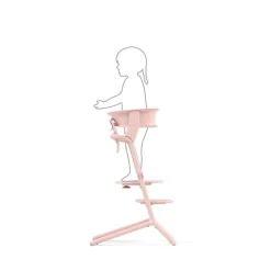 Chaises Hautes Évolutives*CYBEX Set de Tour d’Apprentissage Lemo de Pearl Pink