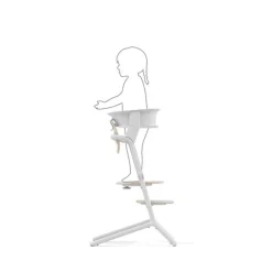 Chaises Hautes Évolutives*CYBEX Set de Tour d’Apprentissage Lemo de All White