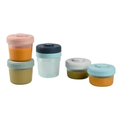 Pots*Béaba Set 1er âge 6 Portions clip 90/150 ml de