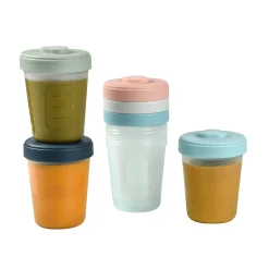 Pots*Béaba Set 2ème âge 6 Portions clip 250 ml de
