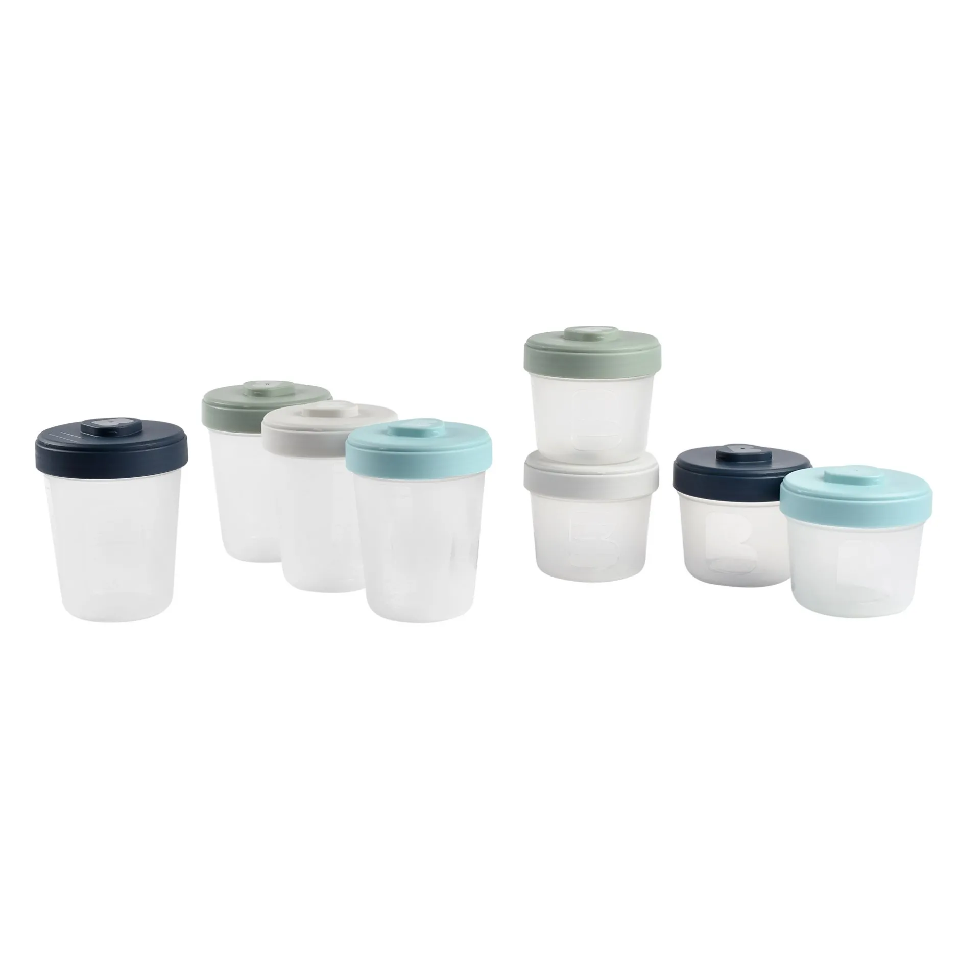 Pots*Béaba Set 2ème âge 8 portions clip 150ml/250ml de
