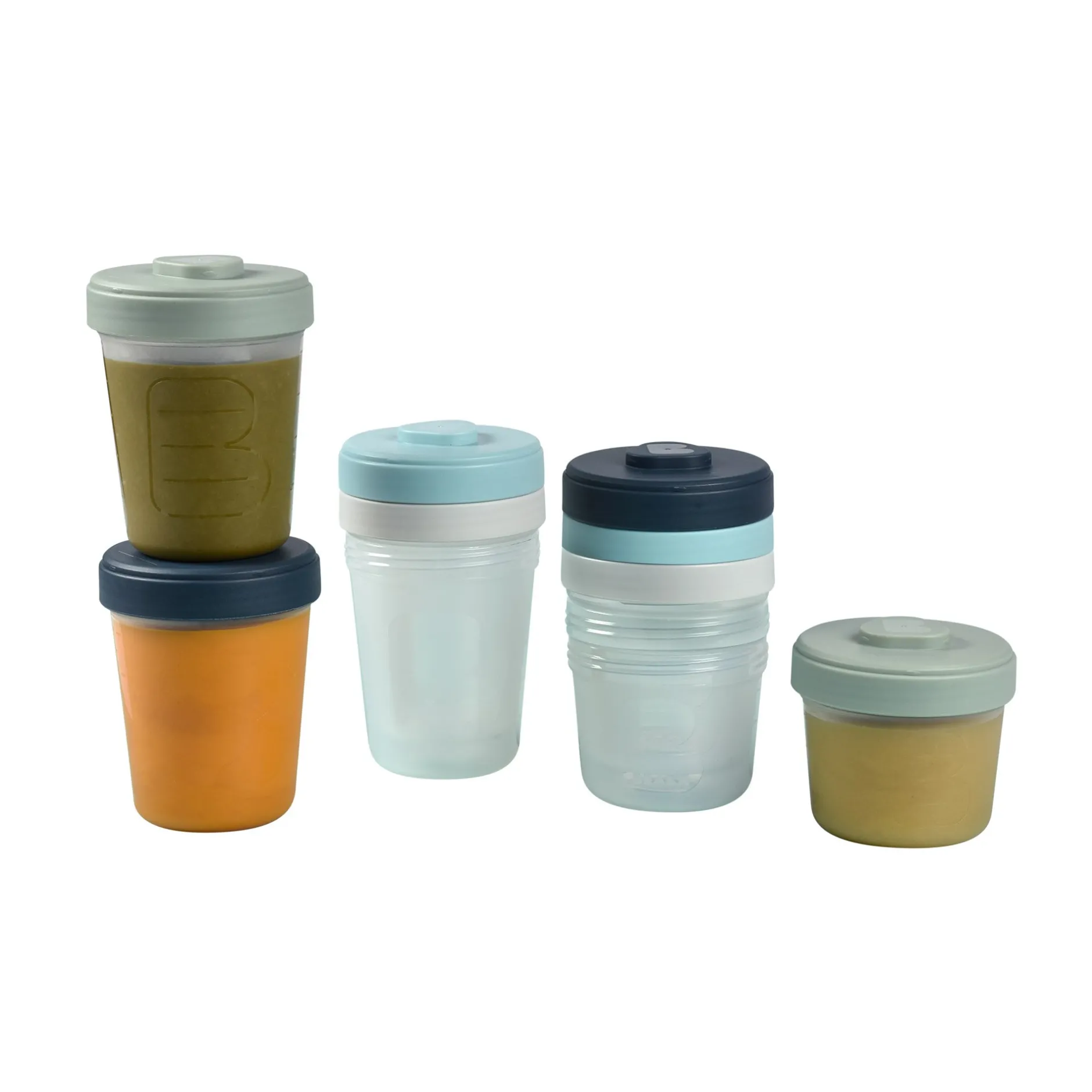 Pots*Béaba Set 2ème âge 8 portions clip 150ml/250ml de