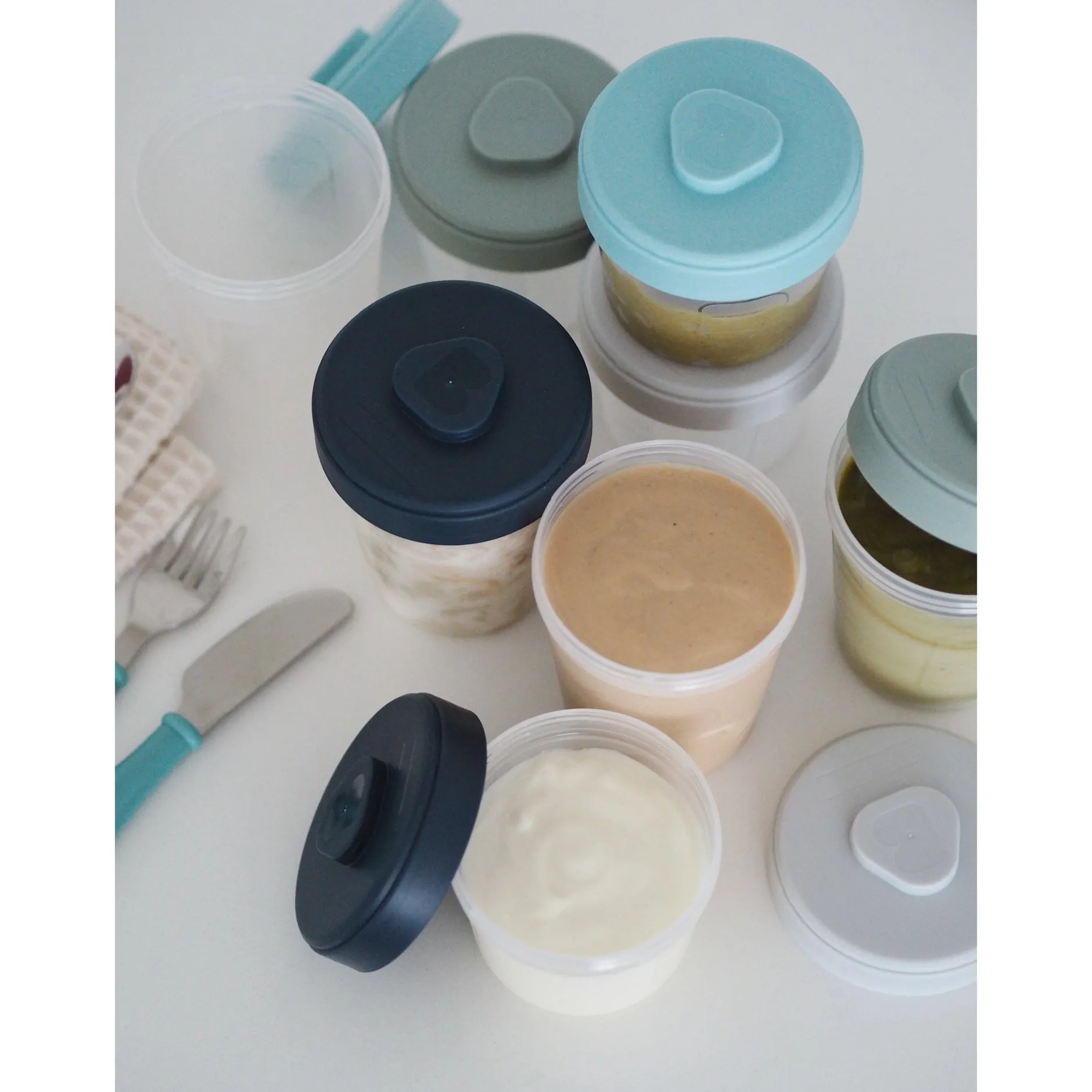 Pots*Béaba Set 2ème âge 8 portions clip 150ml/250ml de