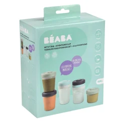 Pots*Béaba Set 2ème âge 8 portions clip 150ml/250ml de