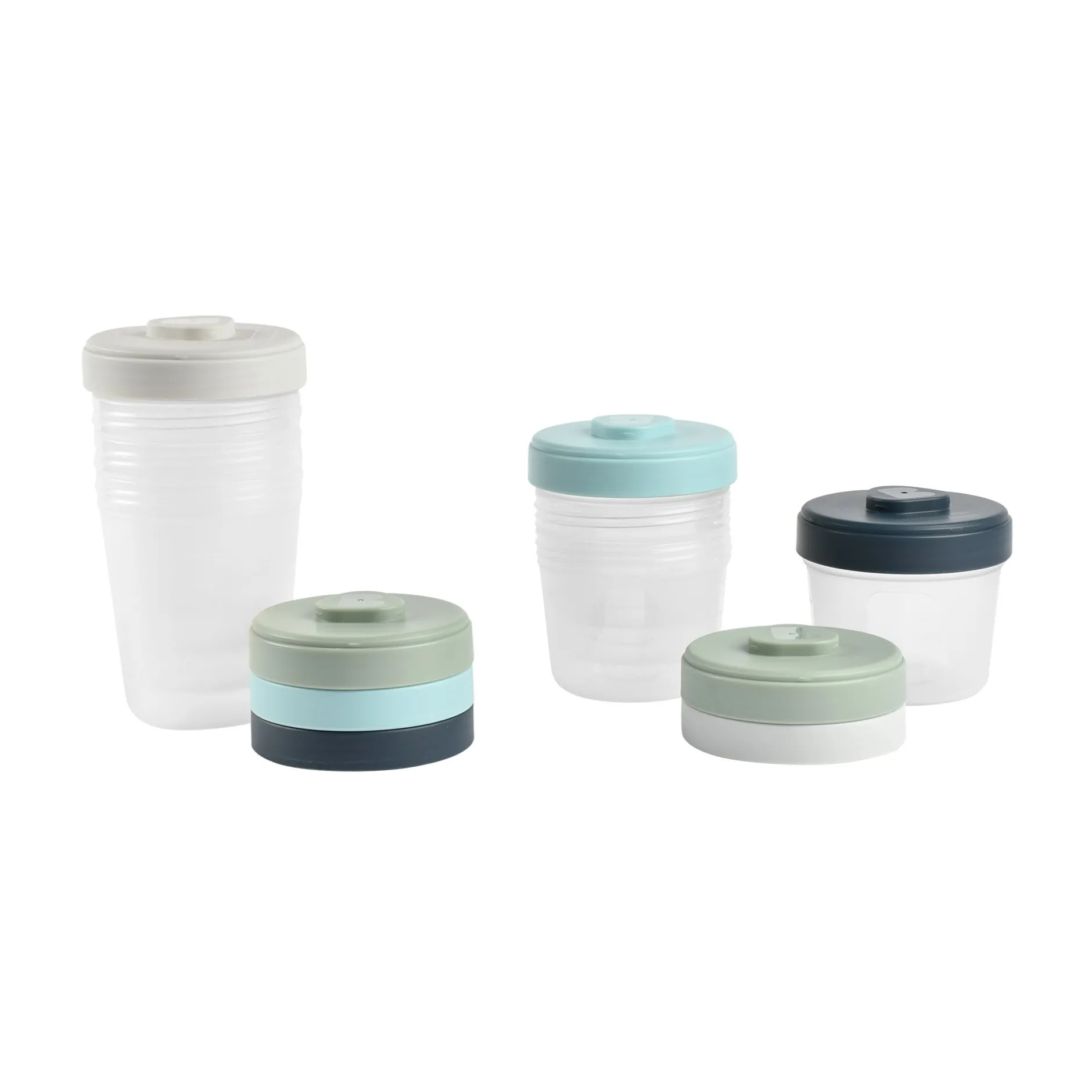Pots*Béaba Set 2ème âge 8 portions clip 150ml/250ml de