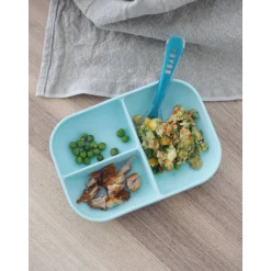 Coffrets|Assiettes*Béaba Set repas silicone de Bleu