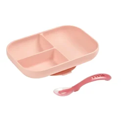 Coffrets|Assiettes*Béaba Set repas silicone de Rose