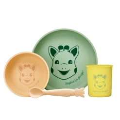 Coffrets|Assiettes*Sophie La Girafe® Set repas silicone Sophie la girafe de Pastel
