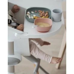 Coffrets|Assiettes*Béaba Set Vaisselle Silicone 4 pièces de Eucalyptus