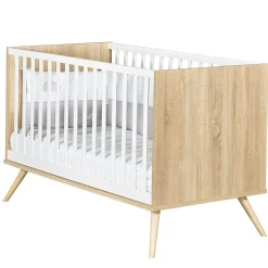 Lits 70X140 Évolutifs*Sauthon Baby's Sweet Home Seventies Lit évolutif de Chêne doré