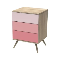 Commodes*Sauthon Baby's Sweet Home Seventies Petite Commode de Rose