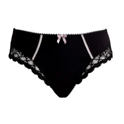 Lingerie|Vêtements*Cache Coeur Shorty Lisa de Noir