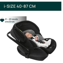 Tout Pour Vos Trajets|Sièges Auto De 0 À 15 Mois*Chicco Siège auto First-Seat Recline i-Size de Black satin
