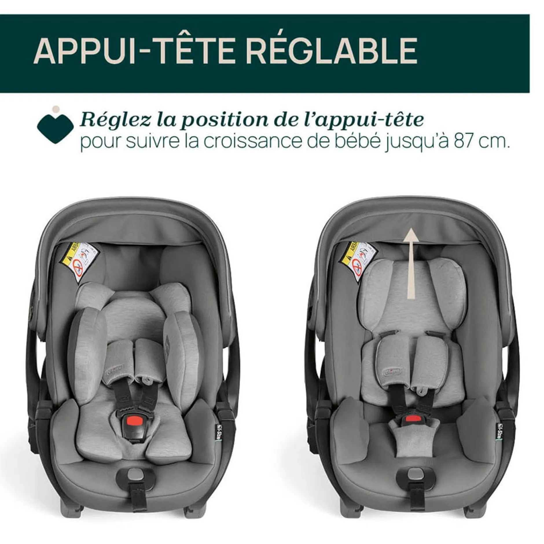 Tout Pour Vos Trajets|Sièges Auto De 0 À 15 Mois*Chicco Siège auto First-Seat Recline i-Size de Black satin