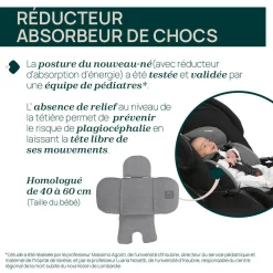 Tout Pour Vos Trajets|Sièges Auto De 0 À 15 Mois*Chicco Siège auto First-Seat Recline i-Size de Black satin