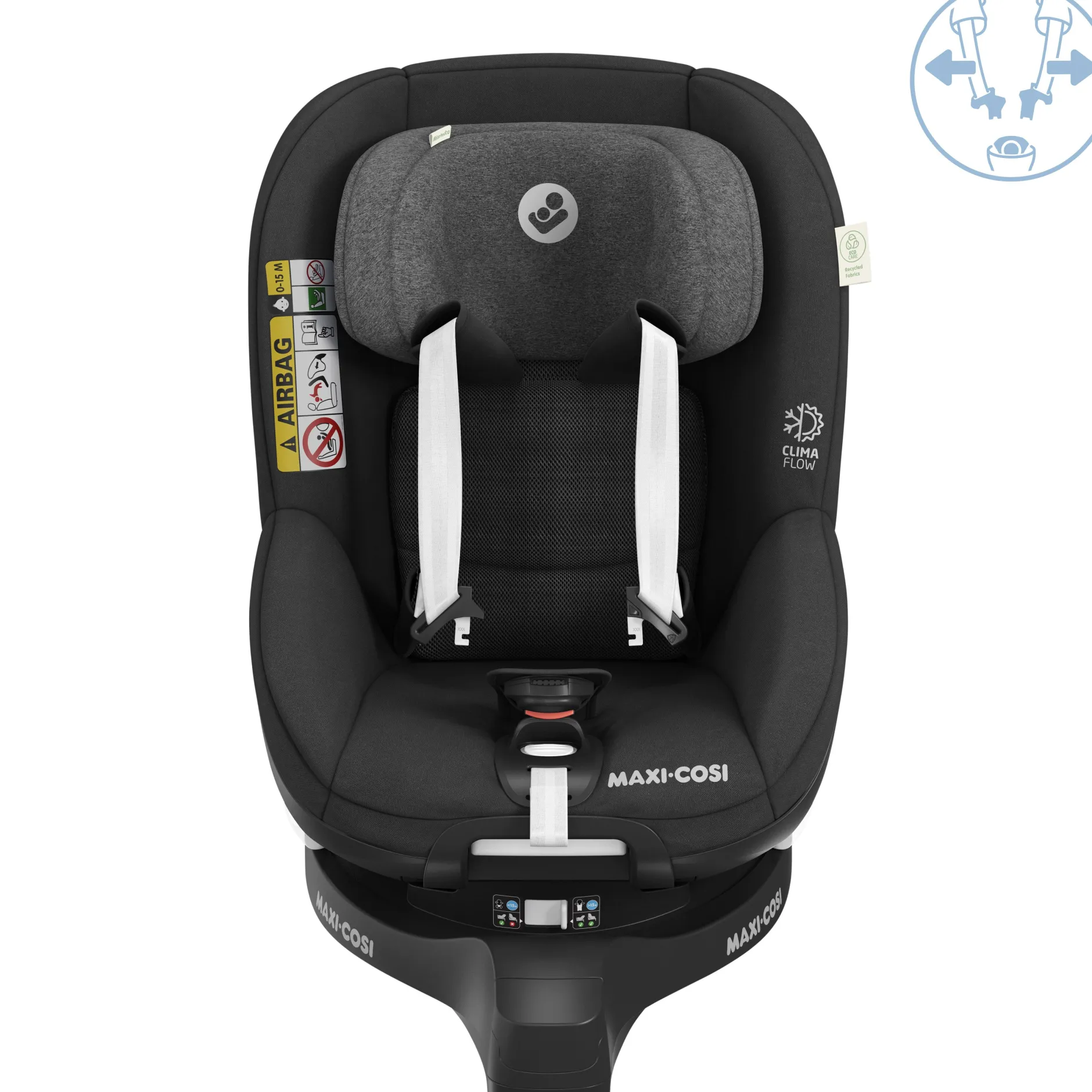 Siège Auto De 0 À 4 Ans Avec Réducteur|Siège Auto Avec Jambe De Force*Maxi-Cosi Siège auto Mica Pro Eco i-Size de Authentic Black