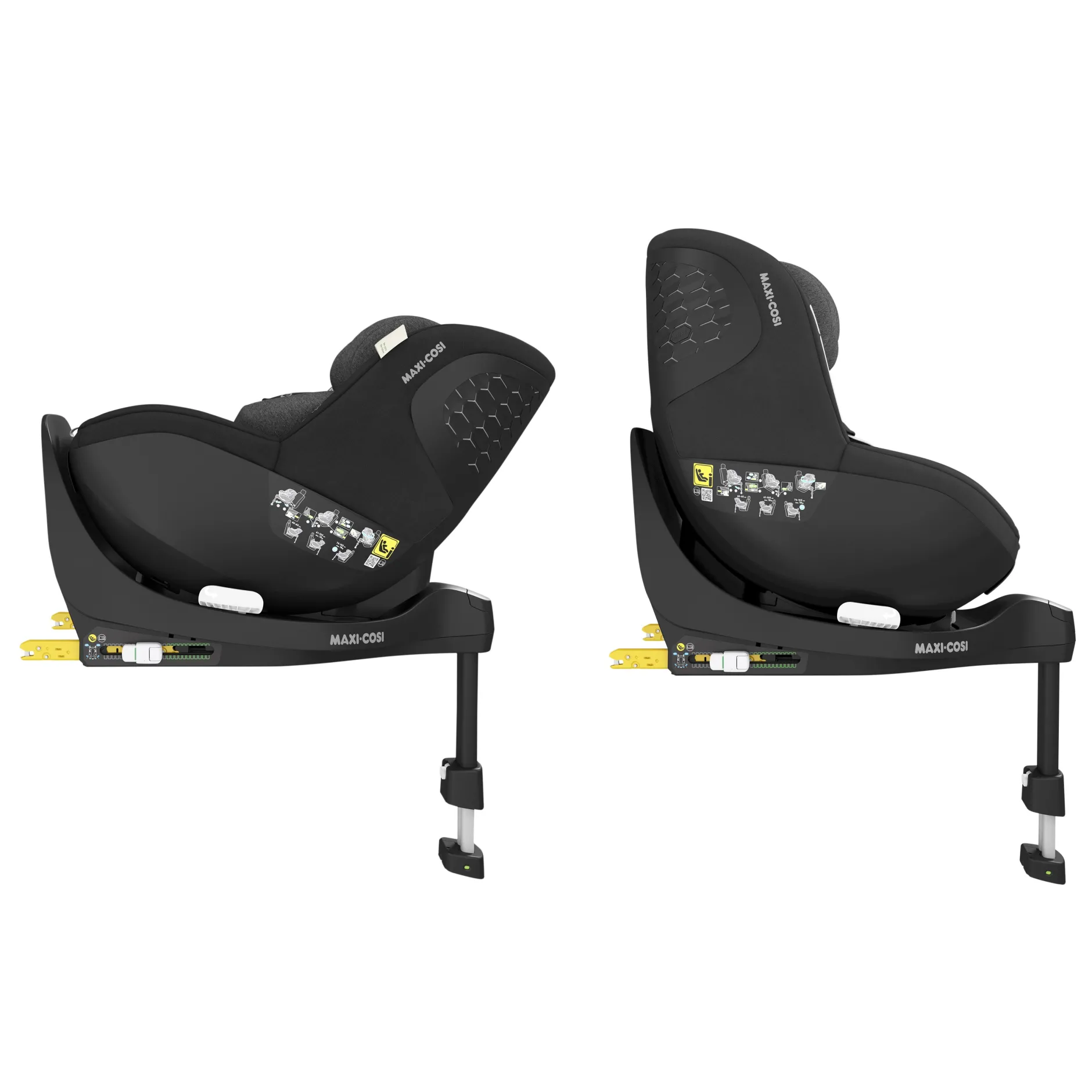 Siège Auto De 0 À 4 Ans Avec Réducteur|Siège Auto Avec Jambe De Force*Maxi-Cosi Siège auto Mica Pro Eco i-Size de Authentic Black