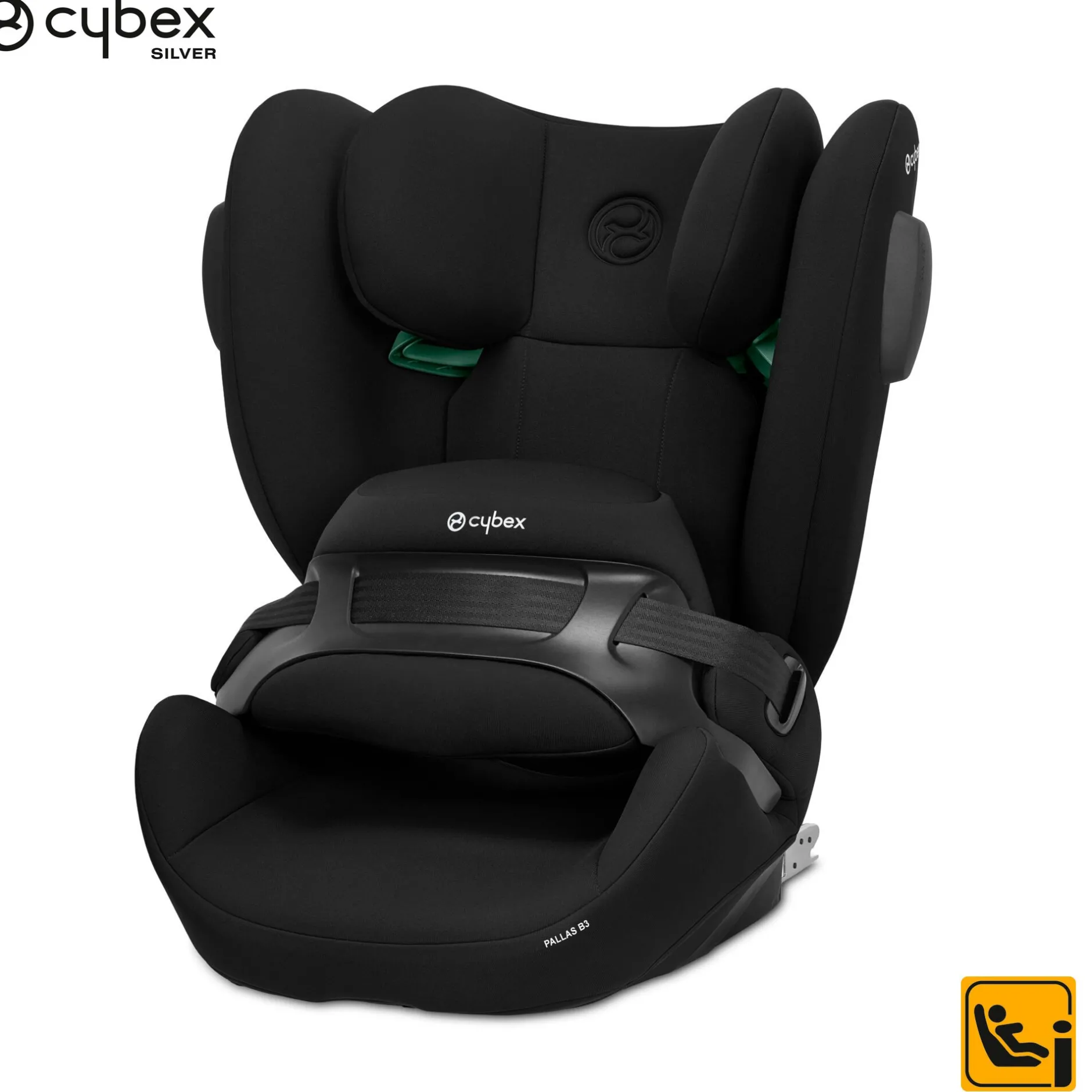 Siège Auto Évolutif De 15 Mois À 10-12 Ans|Sièges Auto Avec Bouclier*CYBEX Siège auto Pallas B3 i-size de Pure Black