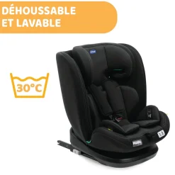 Siège Auto Évolutif De 15 Mois À 10-12 Ans|Siège Auto Avec Top Tether*Chicco Siège-auto mokita i-Size de Black