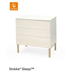 Commodes*Stokke® Sleepi Caisson + Pieds Commode de Natural