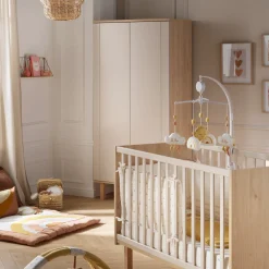 Armoires 2 Portes*Sauthon Baby's Sweet Home Solène Armoire 2 portes de Beige cendré