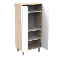 Armoires 2 Portes*Sauthon Baby's Sweet Home Solène Armoire 2 portes de Blanc