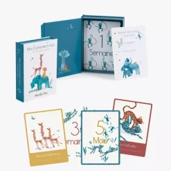 Albums*Moulin Roty Sous mon Baobab Cartes Mes 12 premiers mois de