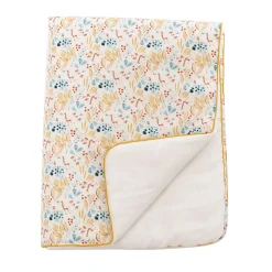 Plaids*Moulin Roty Sous mon baobab plaid de motif floral