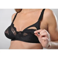 Lingerie|Vêtements*Balloon Paris Soutien-gorge allaitement dentelle 90D de Noir