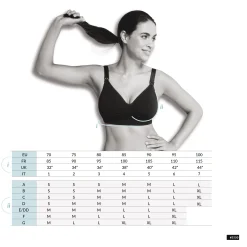 Lingerie|Vêtements*Carriwell Soutien-gorge allaitement sans couture de Noir