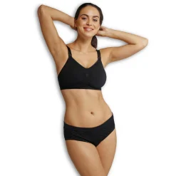 Lingerie|Vêtements*Carriwell Soutien-gorge allaitement rembourré sans couture S de Noir