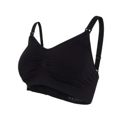 Lingerie|Vêtements*Carriwell Soutien-gorge allaitement rembourré sans couture S de Noir