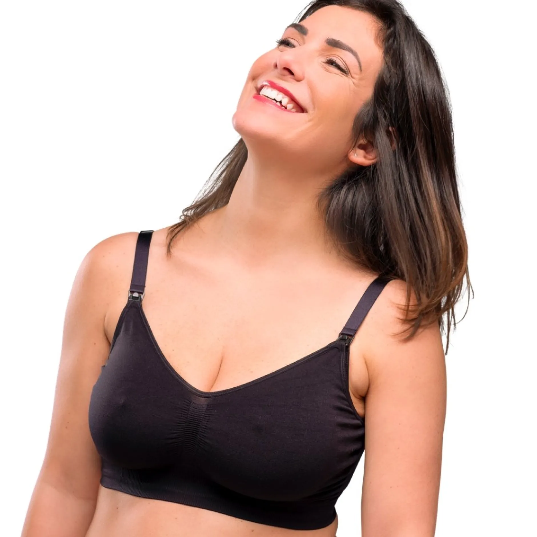 Lingerie|Vêtements*Carriwell Soutien-gorge d'allaitement rembourré sans coutures S de Noir