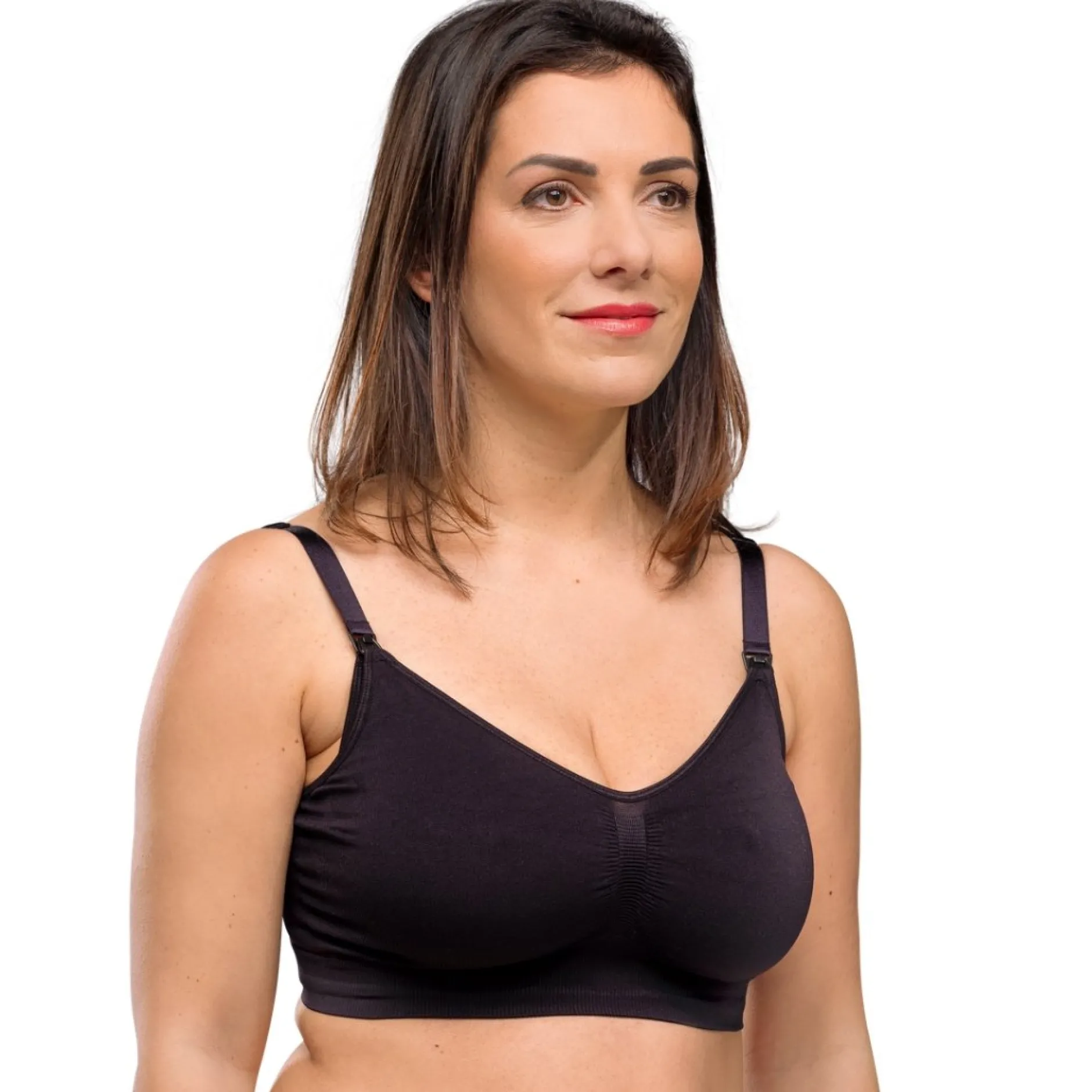 Lingerie|Vêtements*Carriwell Soutien-gorge d'allaitement rembourré sans coutures S de Noir