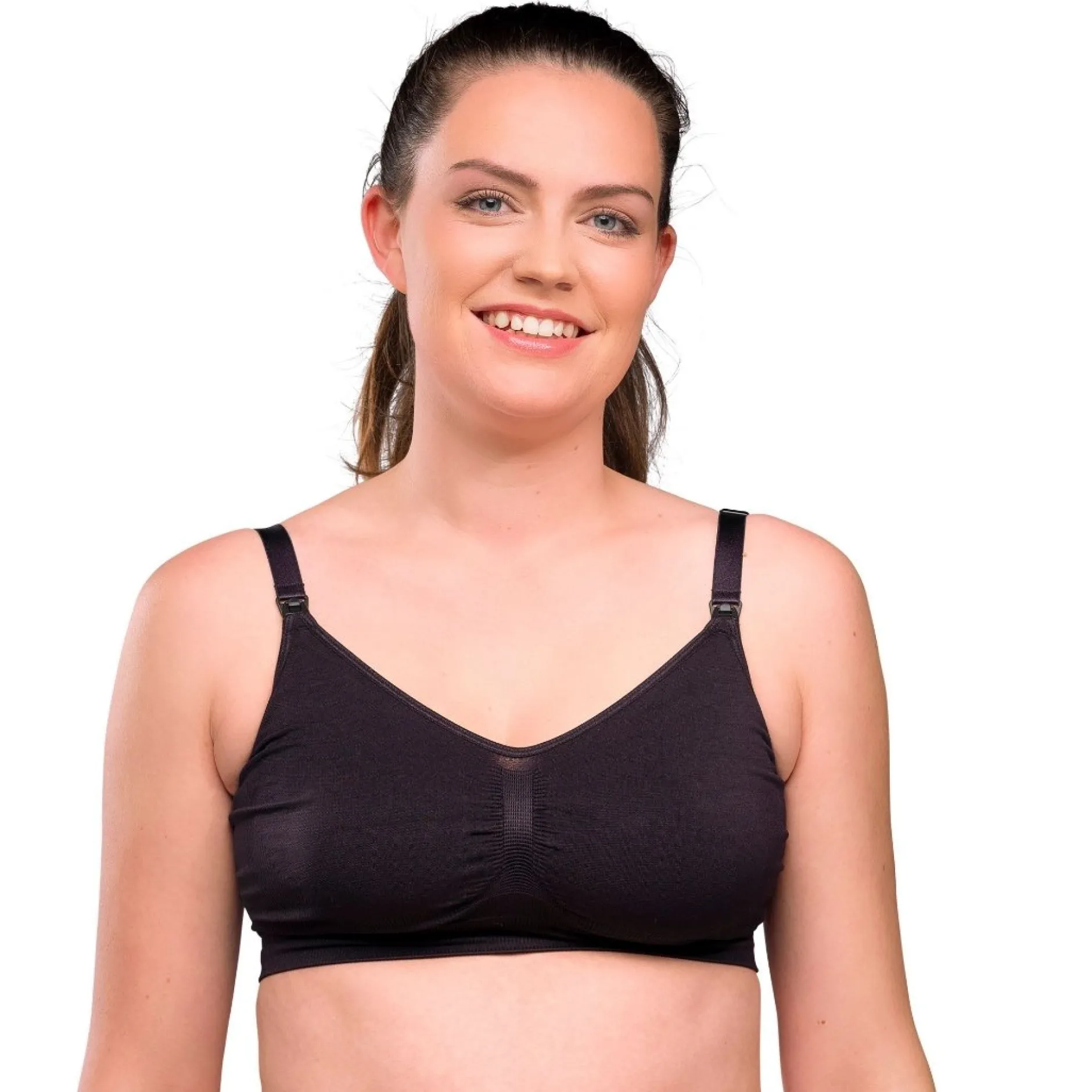Lingerie|Vêtements*Carriwell Soutien-gorge d'allaitement rembourré sans coutures S de Noir