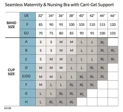 Lingerie|Vêtements*Carriwell Soutien-gorge d'allaitement Carri-gel S de Noir