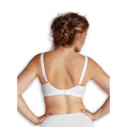 Lingerie|Vêtements*Carriwell Soutien-gorge d'allaitement en dentelle à rabat de Blanc