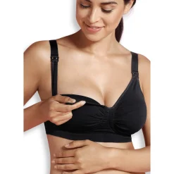Lingerie|Vêtements*Carriwell Soutien-gorge grossesse et allaitement Carri-Gel de Noir