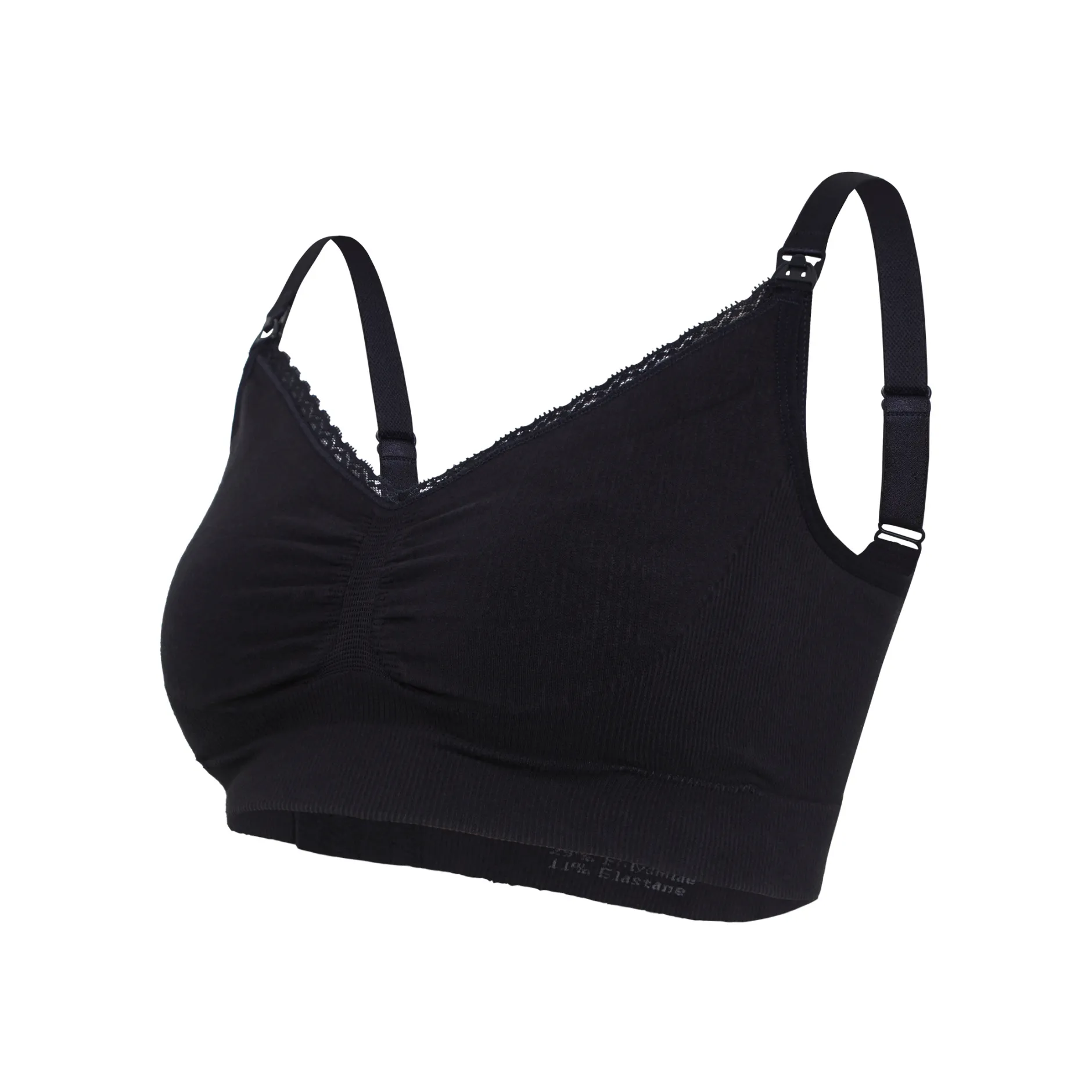 Lingerie|Vêtements*Carriwell Soutien-gorge grossesse et allaitement biologique XL de Noir