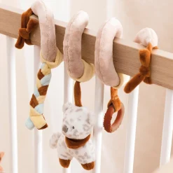 Peluches À Accrocher*Nattou Spirale de Jeu Boris et Jungo de Léopard des neiges