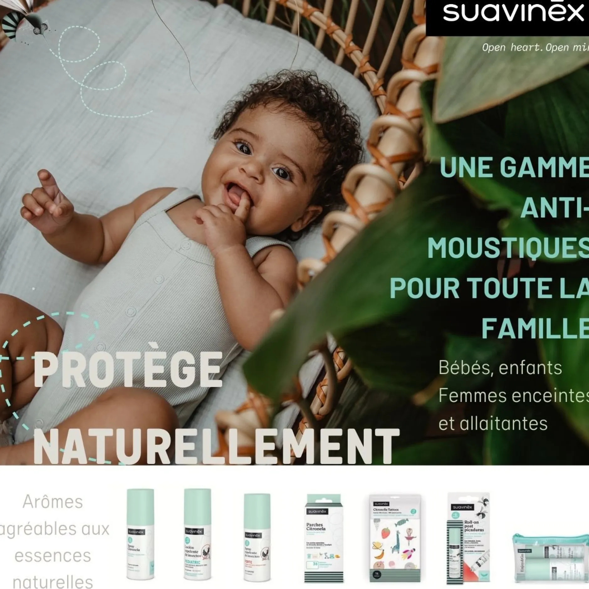 Tout Pour Vos Trajets|Autres Accessoires De Voyage*Suavinex Spray anti-moustiques citronnelle 100 ml de