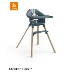 Chaises Hautes Évolutives*Stokke® Clikk™ chaise haute de Fjord Blue
