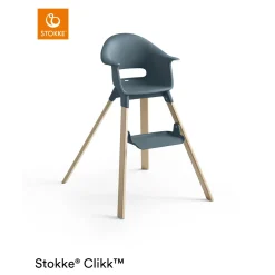 Chaises Hautes Évolutives*Stokke® Clikk™ chaise haute de Fjord Blue