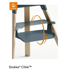 Chaises Hautes Évolutives*Stokke® Clikk™ chaise haute de Fjord Blue